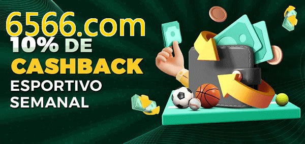 10% de bônus de cashback na 6566.com