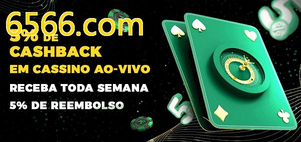 Promoções do cassino ao Vivo 6566.com